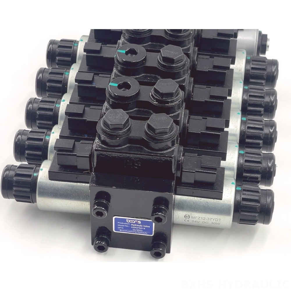 HDCF50 Solenoid 5 Spool Solenoid Control Valve detail image