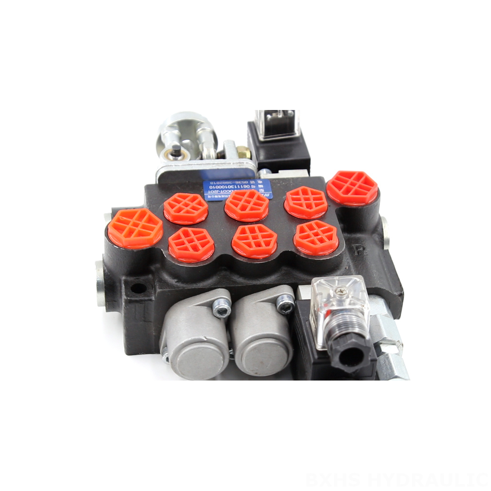 P40 Solenoid and Joystick 3 Spool Monoblock Directional Valve detail image