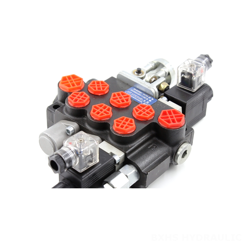 P40 Solenoid and Joystick 3 Spool Monoblock Directional Valve detail image