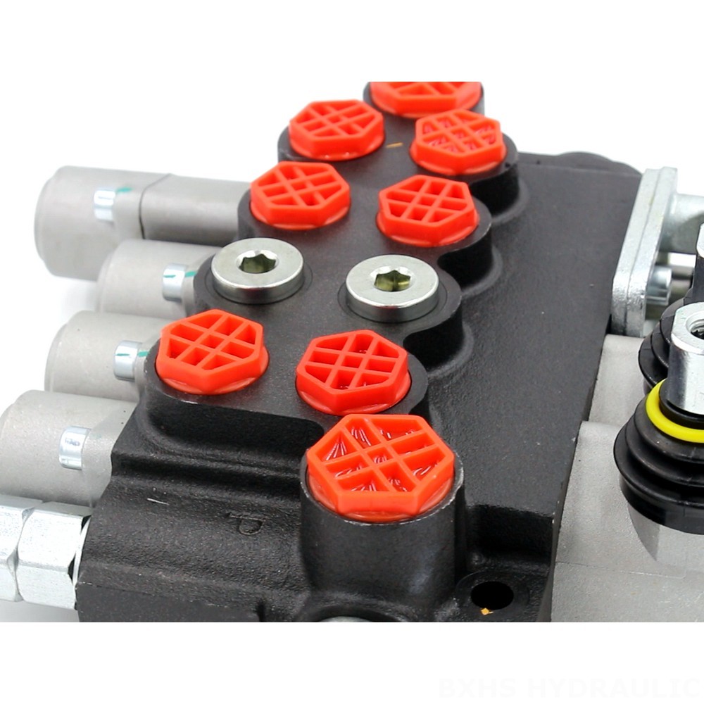 P40 Manual and Joystick 4 Spool Monoblock Directional Valve detail image