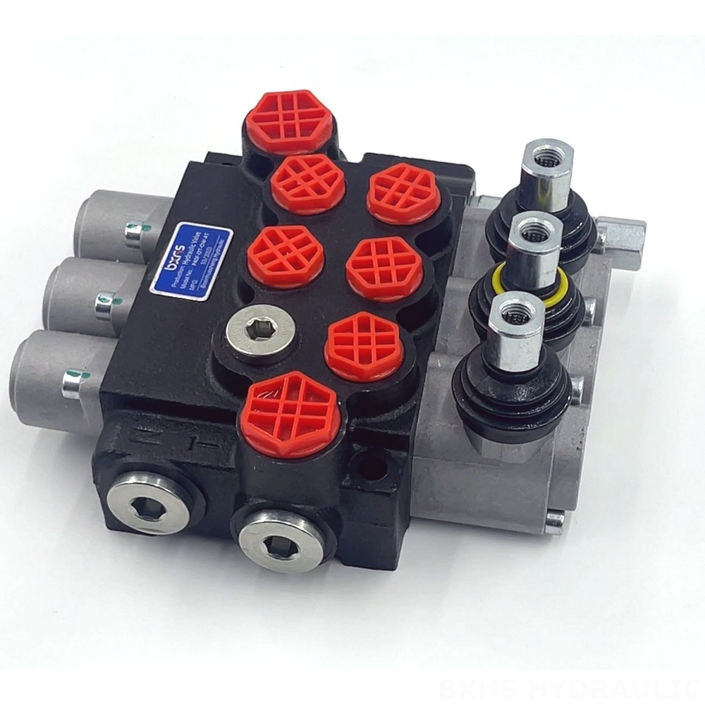 P40 Manual 3 Spool Monoblock Directional Valve detail image
