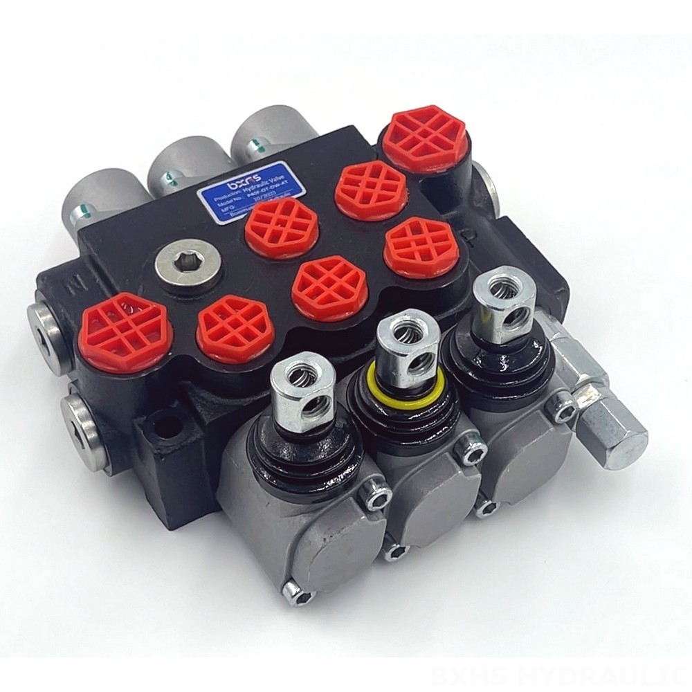 P40 Manual 3 Spool Monoblock Directional Valve detail image