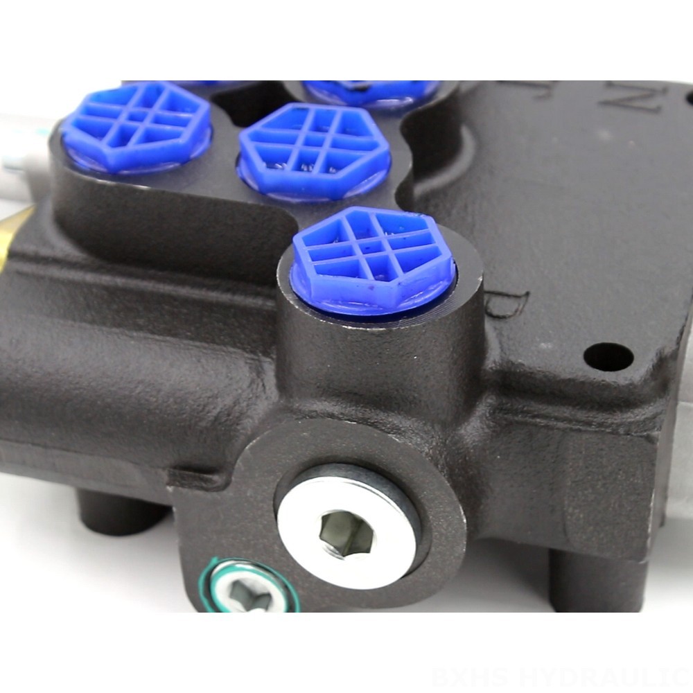 P80-G12-G38-QW Manual 2 Spool Monoblock Directional Valve detail image