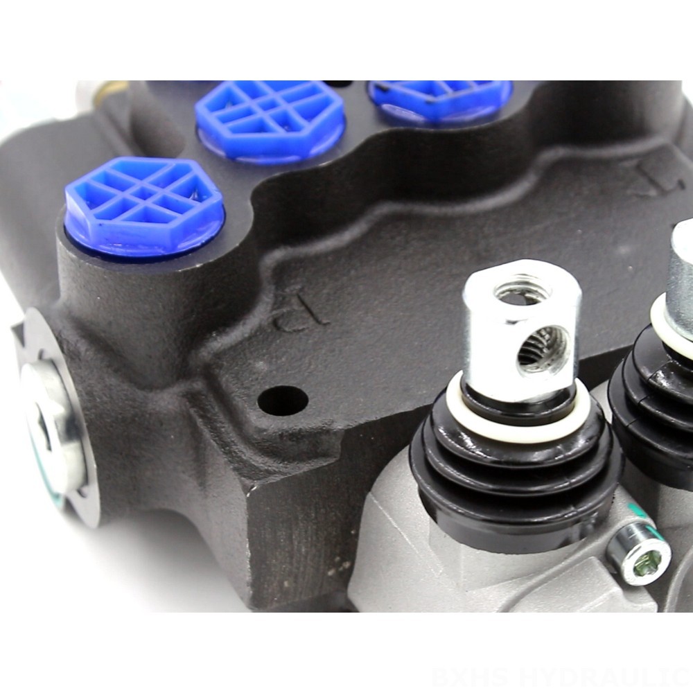 P80-G12-G38-QW Manual 2 Spool Monoblock Directional Valve detail image